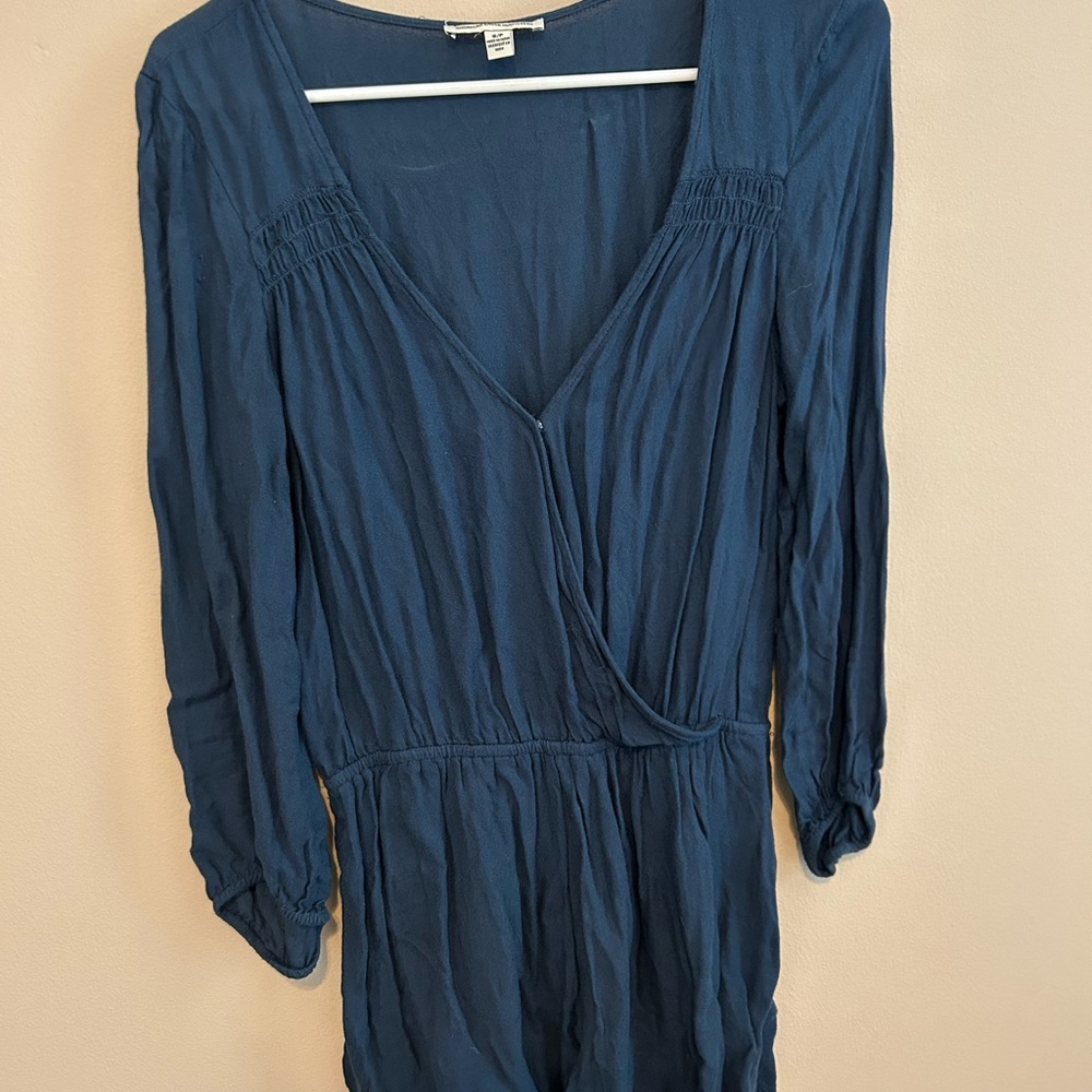 American Eagle Teal Romper